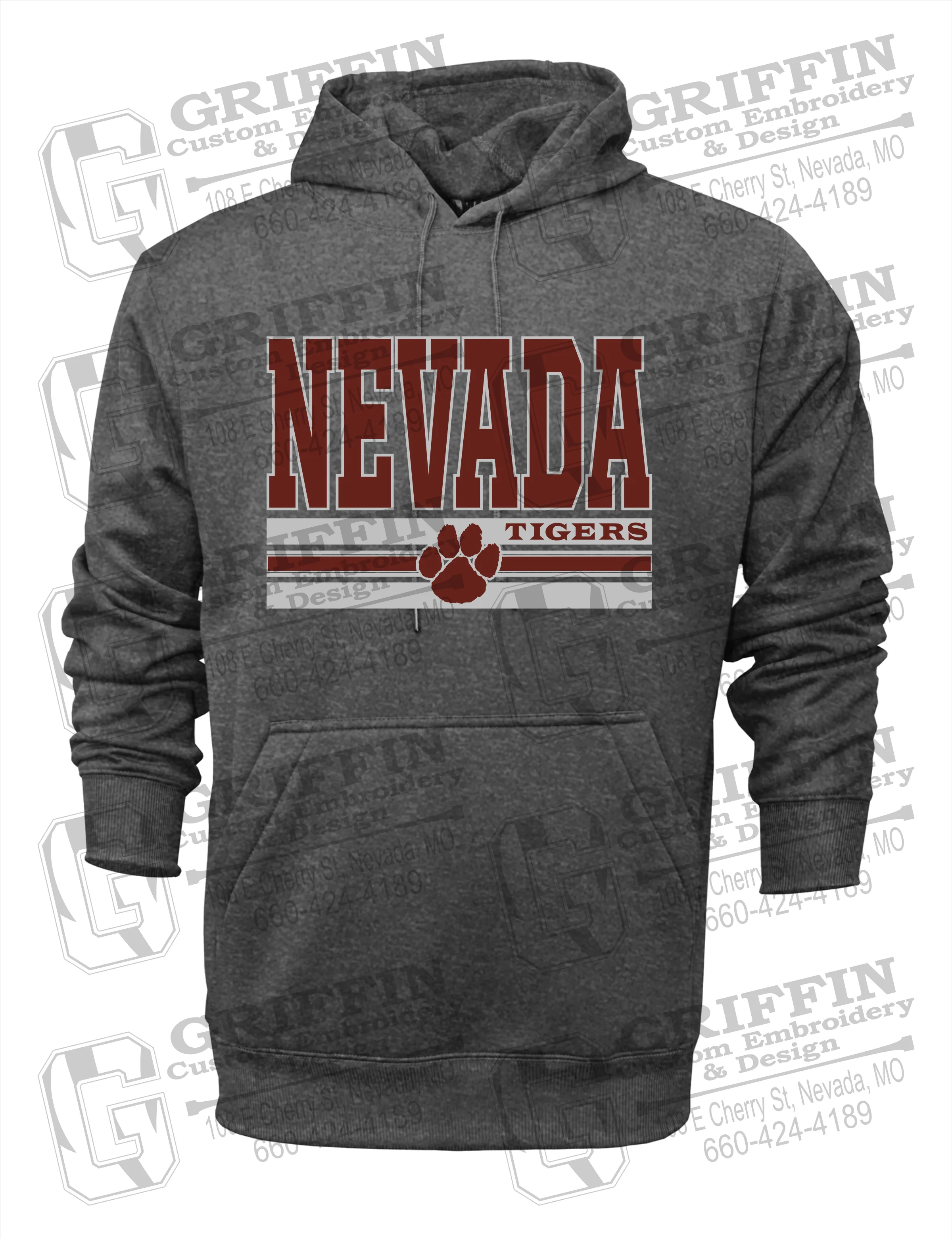 Performance Fleece Hoodie - Nevada Tigers 22-V