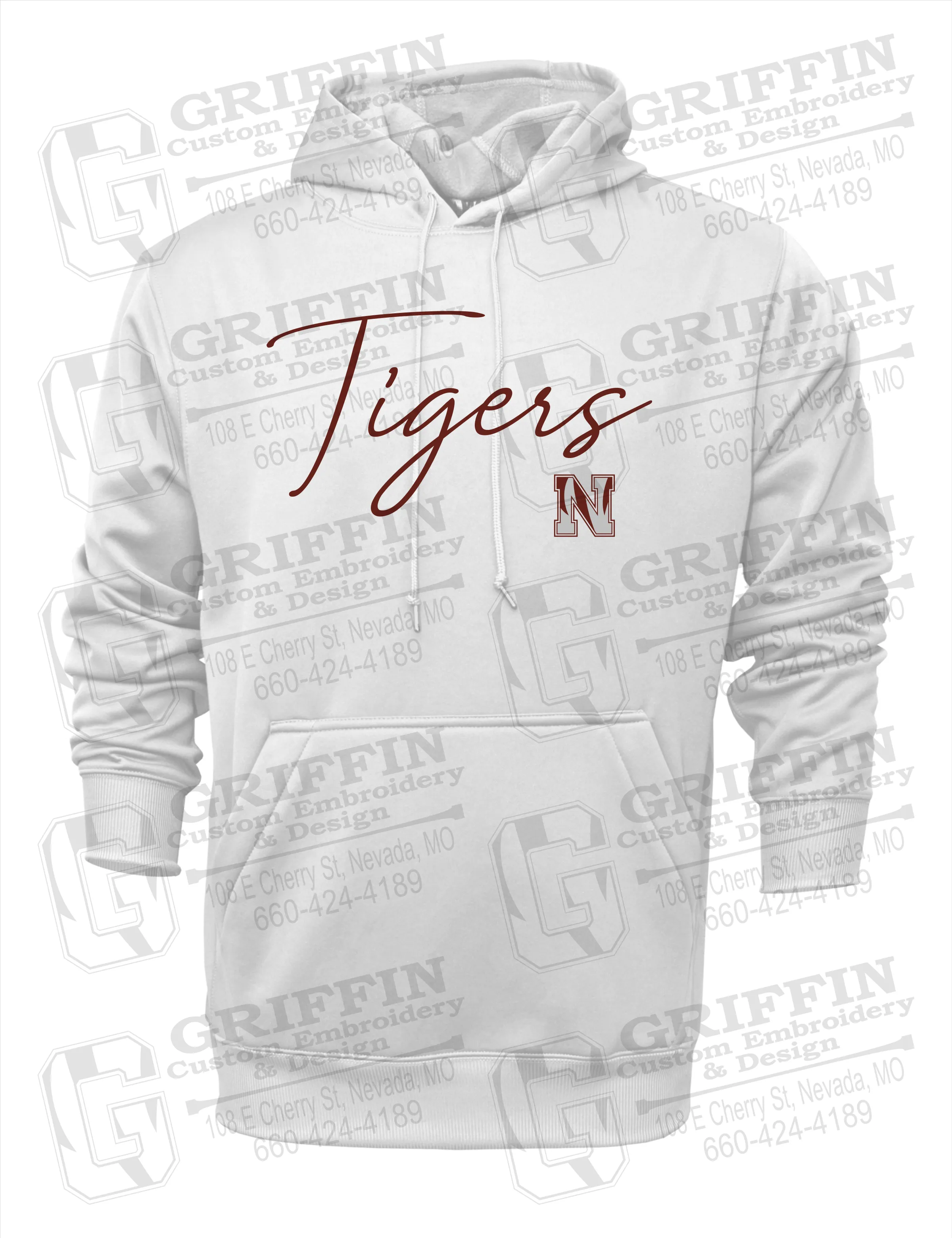 Performance Fleece Hoodie - Nevada Tigers 23-A