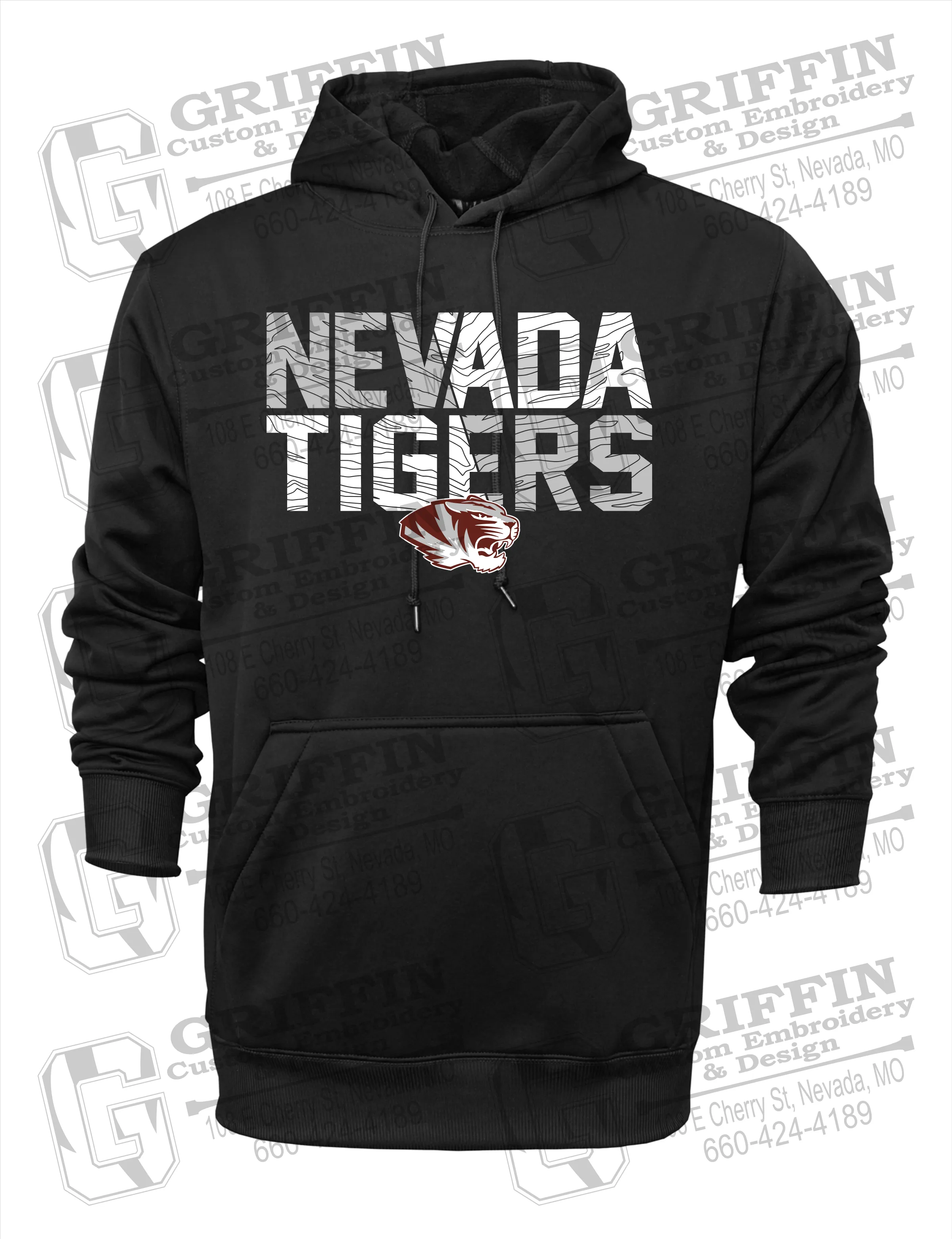 Performance Fleece Hoodie - Nevada Tigers 23-L