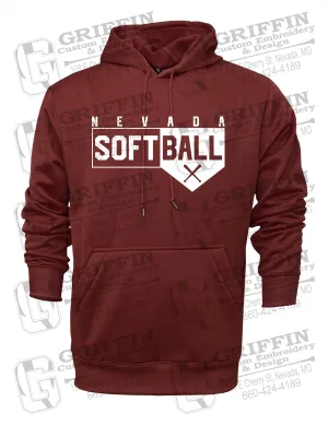 Performance Fleece Hoodie - Softball - Nevada Tigers 24-B