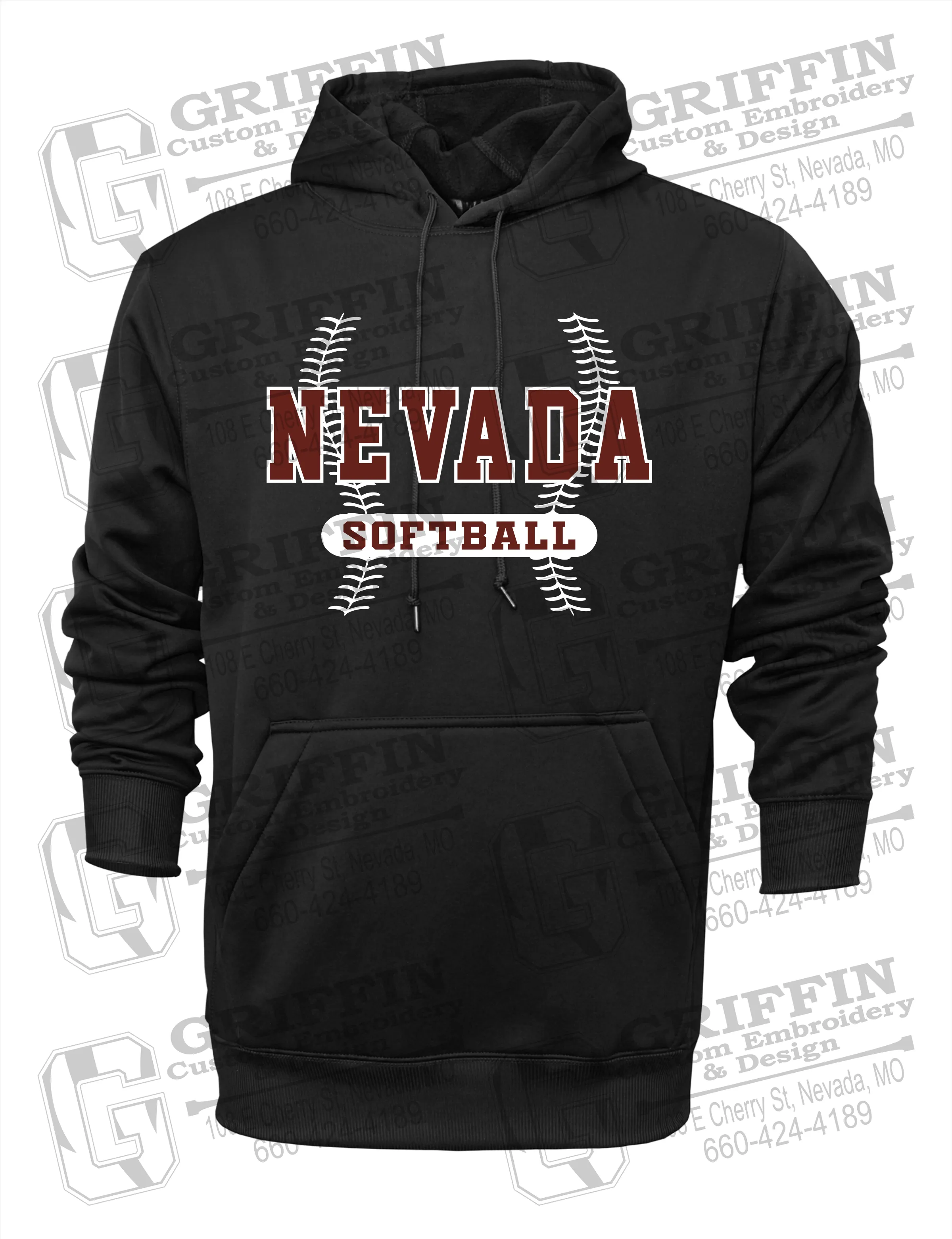 Performance Fleece Hoodie - Softball - Nevada Tigers 24-E