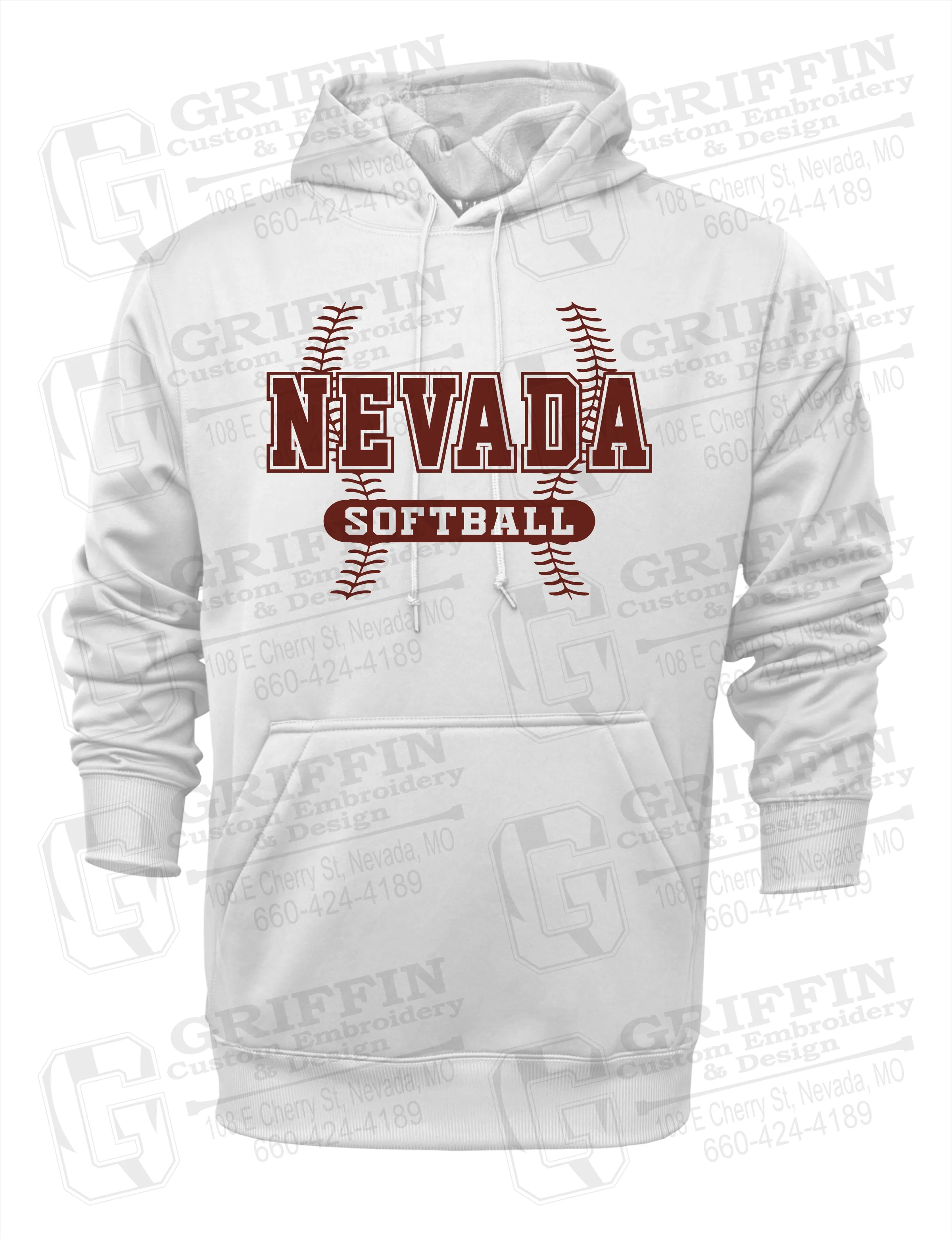 Performance Fleece Hoodie - Softball - Nevada Tigers 24-E