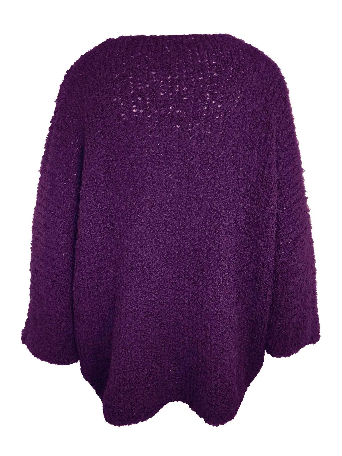 Pullover Curly purple