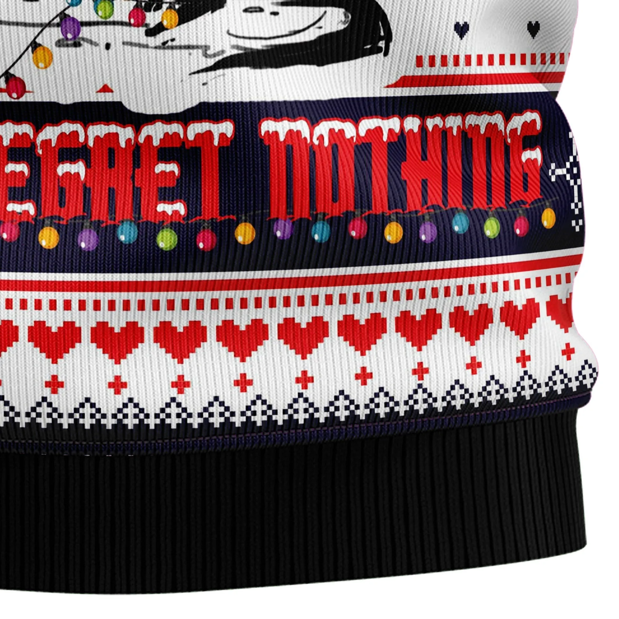 Ugly Christmas Sweater JulesRoche All-Over Print Funny Holiday Wear