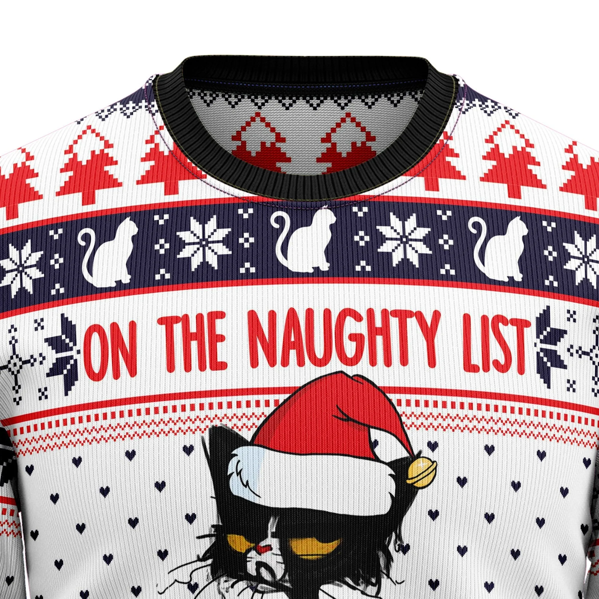 Ugly Christmas Sweater JulesRoche All-Over Print Funny Holiday Wear