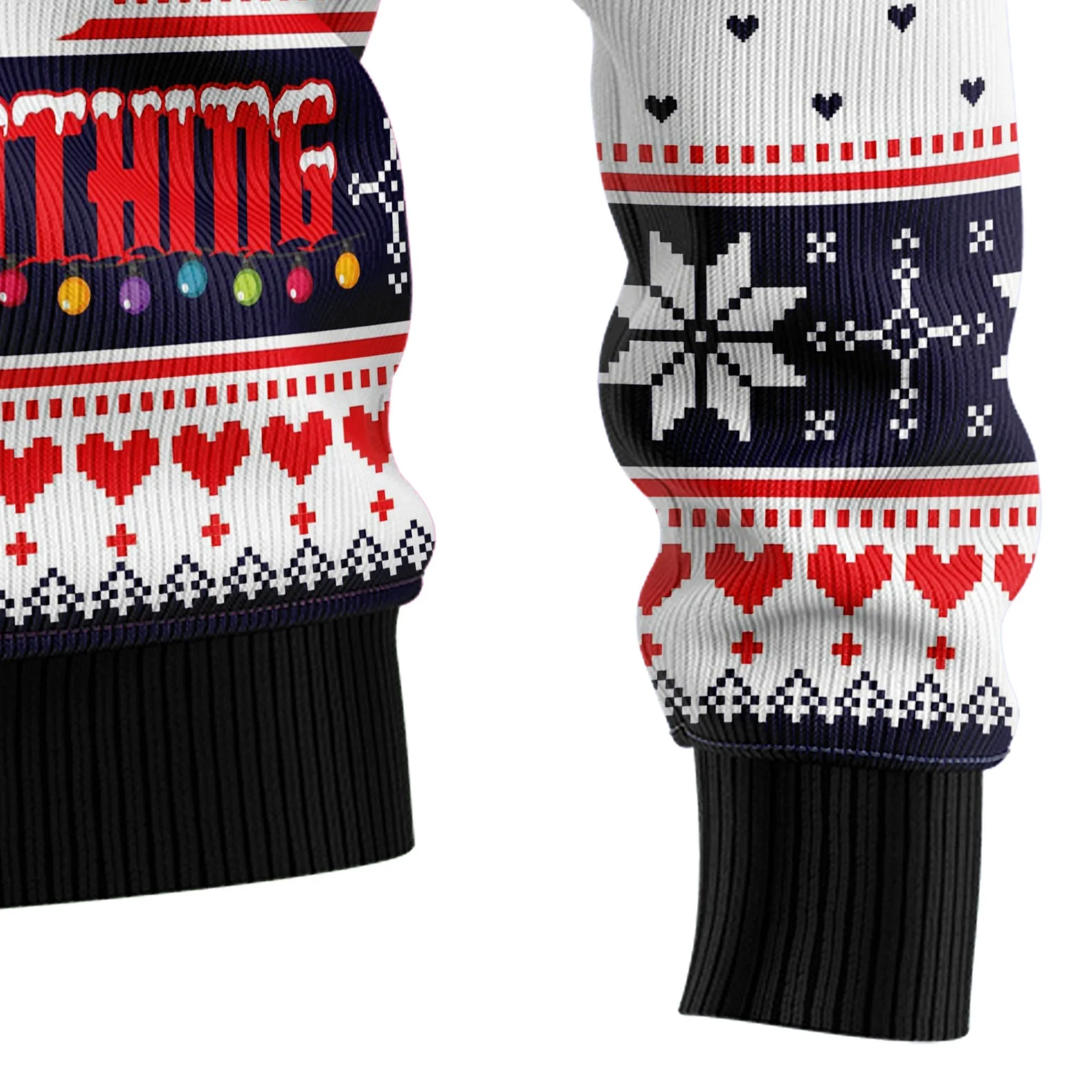 Ugly Christmas Sweater JulesRoche All-Over Print Funny Holiday Wear