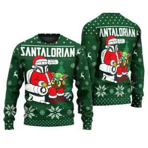 Ugly Christmas Sweater JulesRoche Funny Festive All-Over-Print Pullover