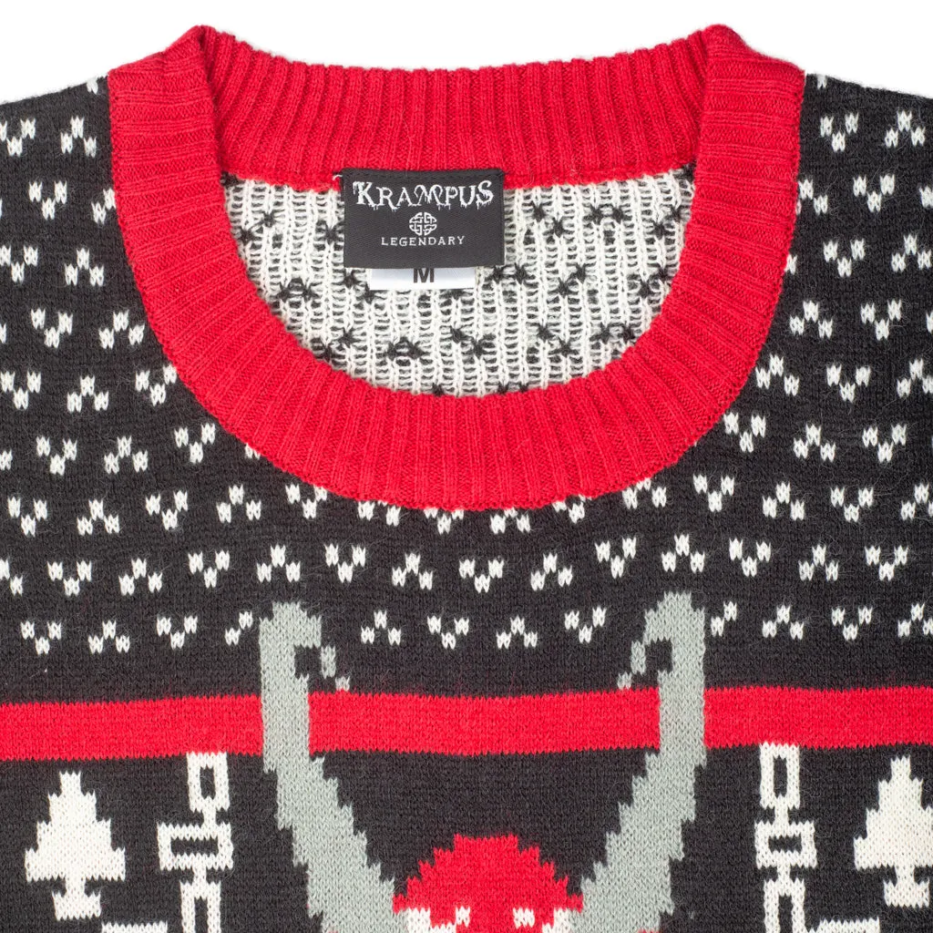 Ugly Christmas Sweater JulesRoche Funny Krampus Knit