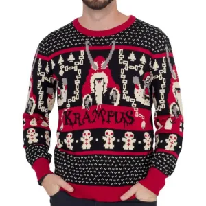 Ugly Christmas Sweater JulesRoche Funny Krampus Knit
