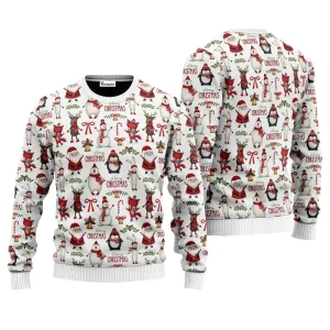 Ugly Christmas Sweater JulesRoche Women's All-Over Print Jumper