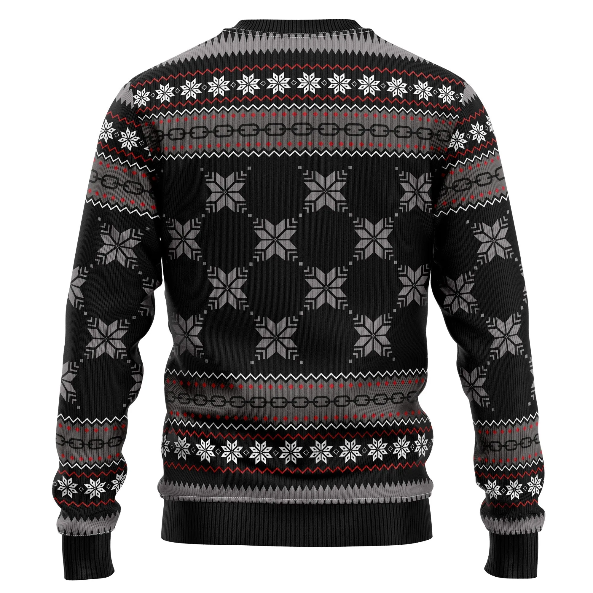 Ugly Cotton Sweater JulesRoche All-Over Print Holiday Style