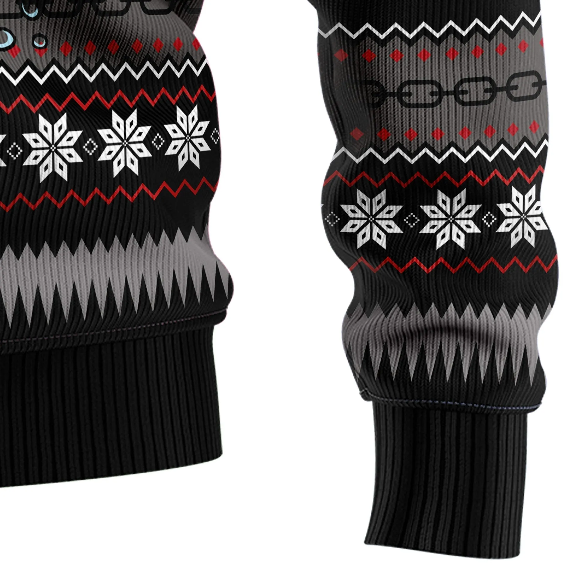 Ugly Cotton Sweater JulesRoche All-Over Print Holiday Style