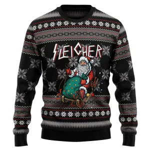 Ugly Cotton Sweater JulesRoche All-Over Print Holiday Style