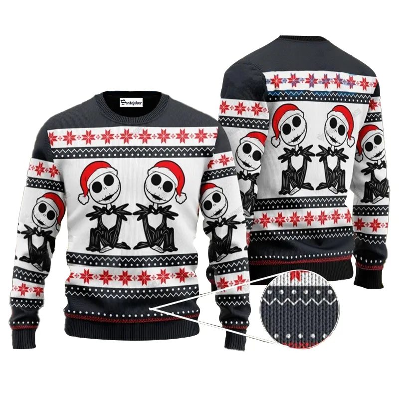 Ugly Sweater JulesRoche All-Over-Print 60% Cotton Blend