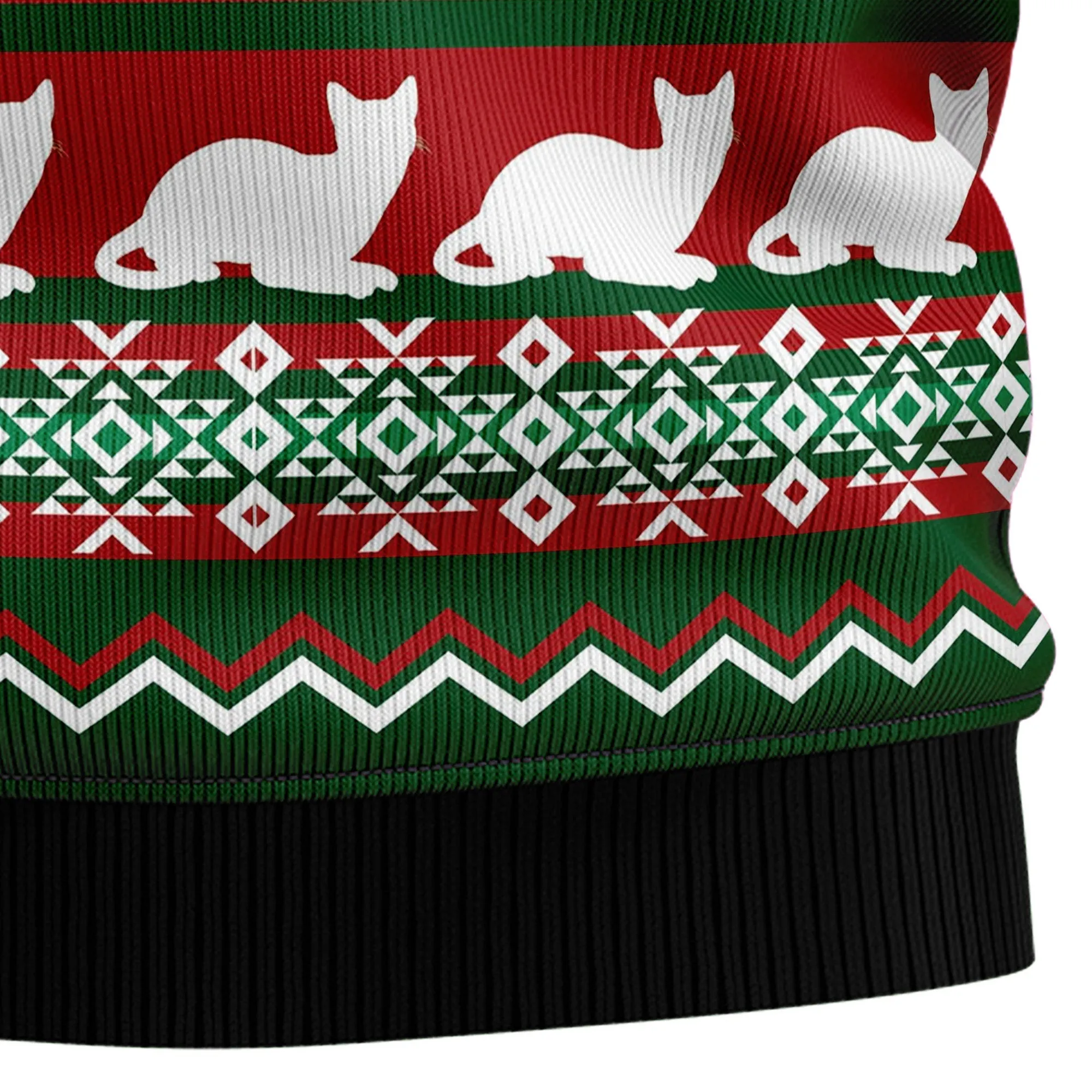 Ugly Sweater JulesRoche Cotton Blend All-Over Print