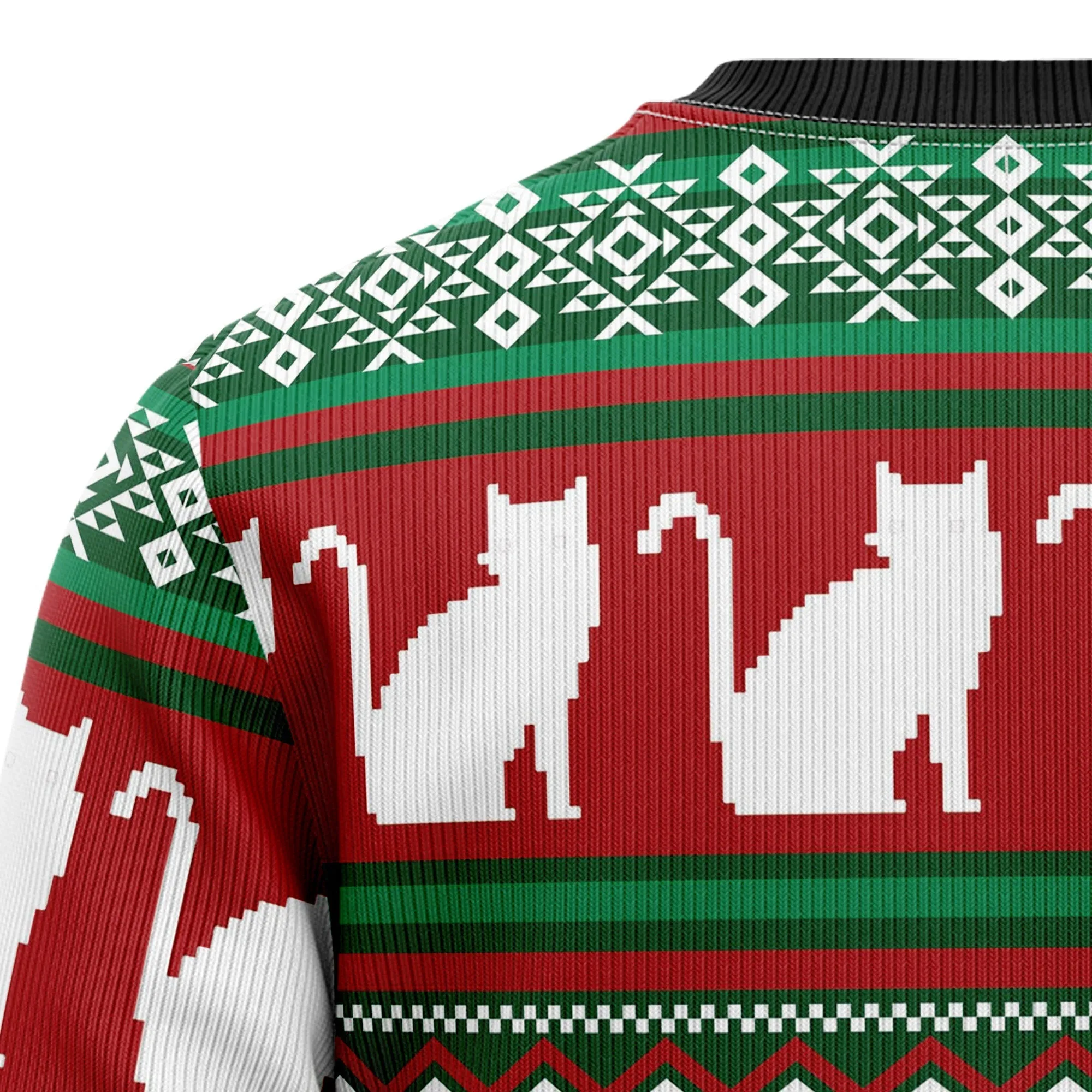 Ugly Sweater JulesRoche Cotton Blend All-Over Print