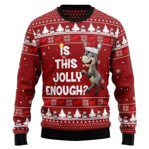 Ugly Sweater JulesRoche Warm All-Over-Print Holiday Gift
