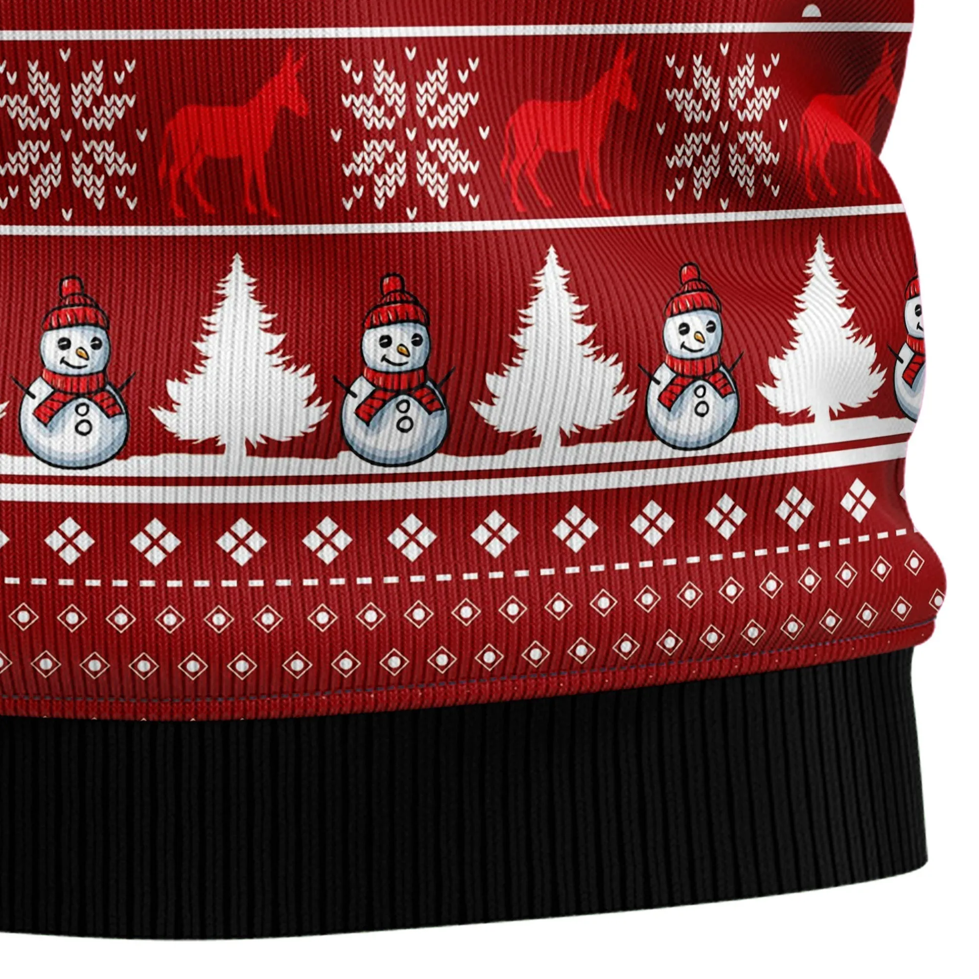 Ugly Sweater JulesRoche Warm All-Over-Print Holiday Gift