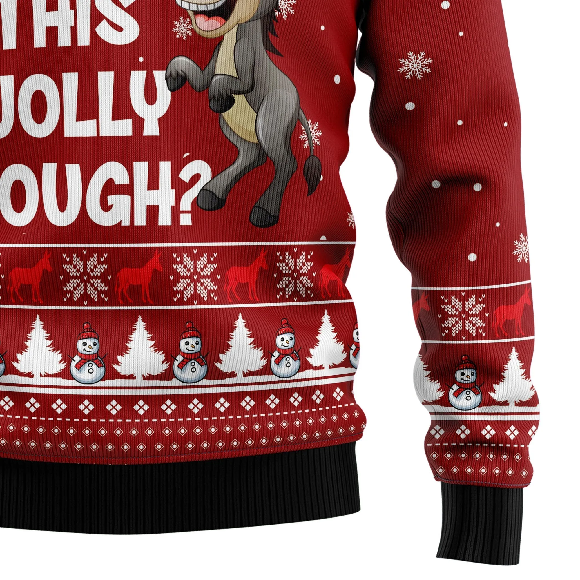 Ugly Sweater JulesRoche Warm All-Over-Print Holiday Gift