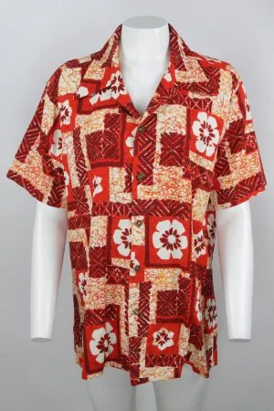 Vintage 50s Hawaiian shirt - 'Paradise Hawaiian'  - L