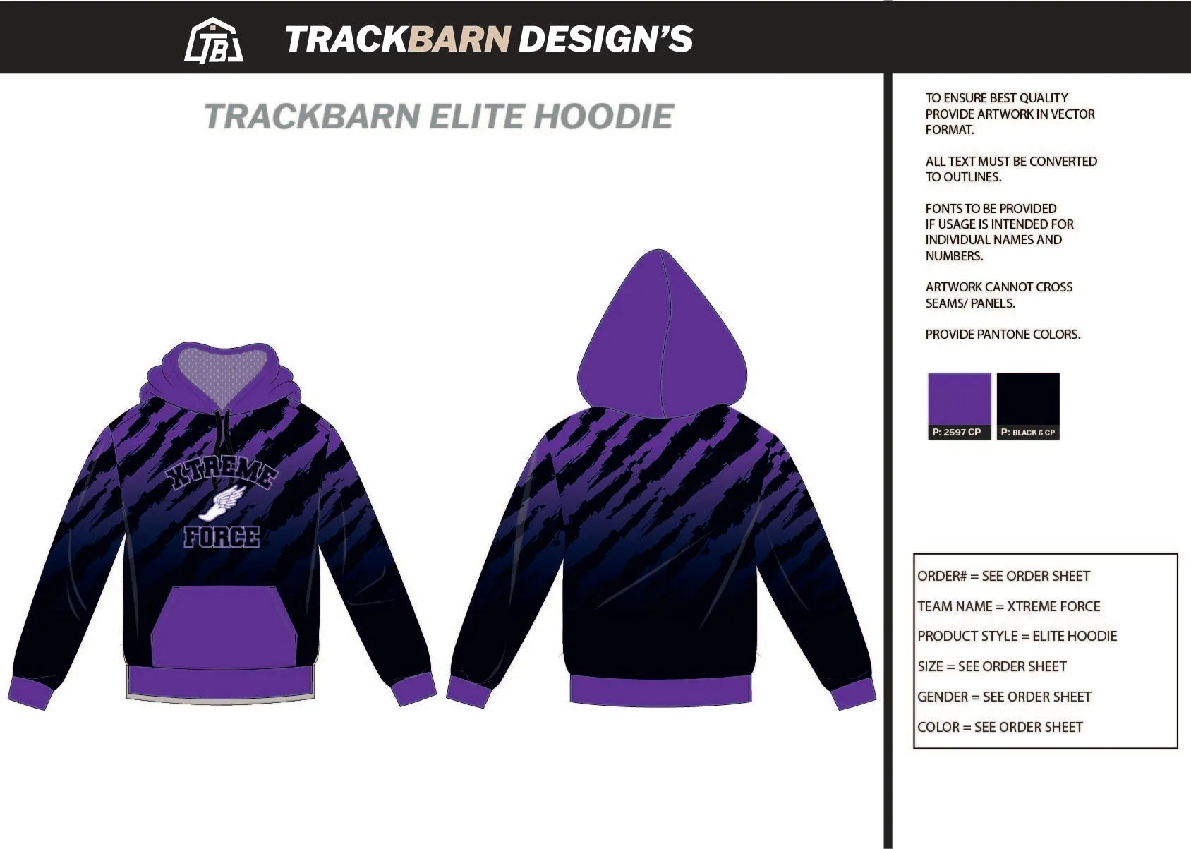 Xtreme-Force- Womens Pullover Hoodie