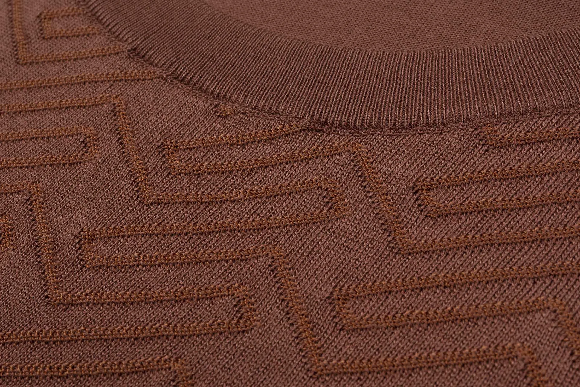 Zilli Pullover with Geometrical Weave